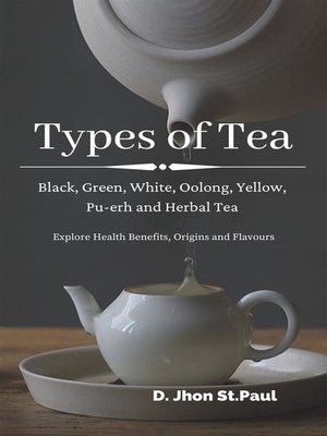 cover image of Types of Tea -Black, Green, Oolong, White,Yellow, Pu-erh and Herbal Tea.docx